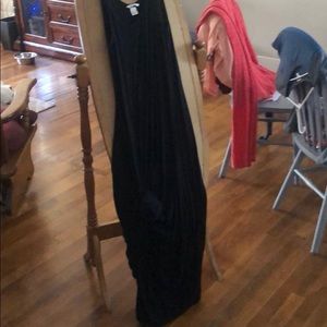 Black maxi dress